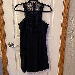 NWOT BCBGeneration mini formal dress w/lace back